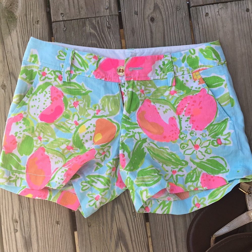 Lilly Pulitzer Callahan shorts size 0